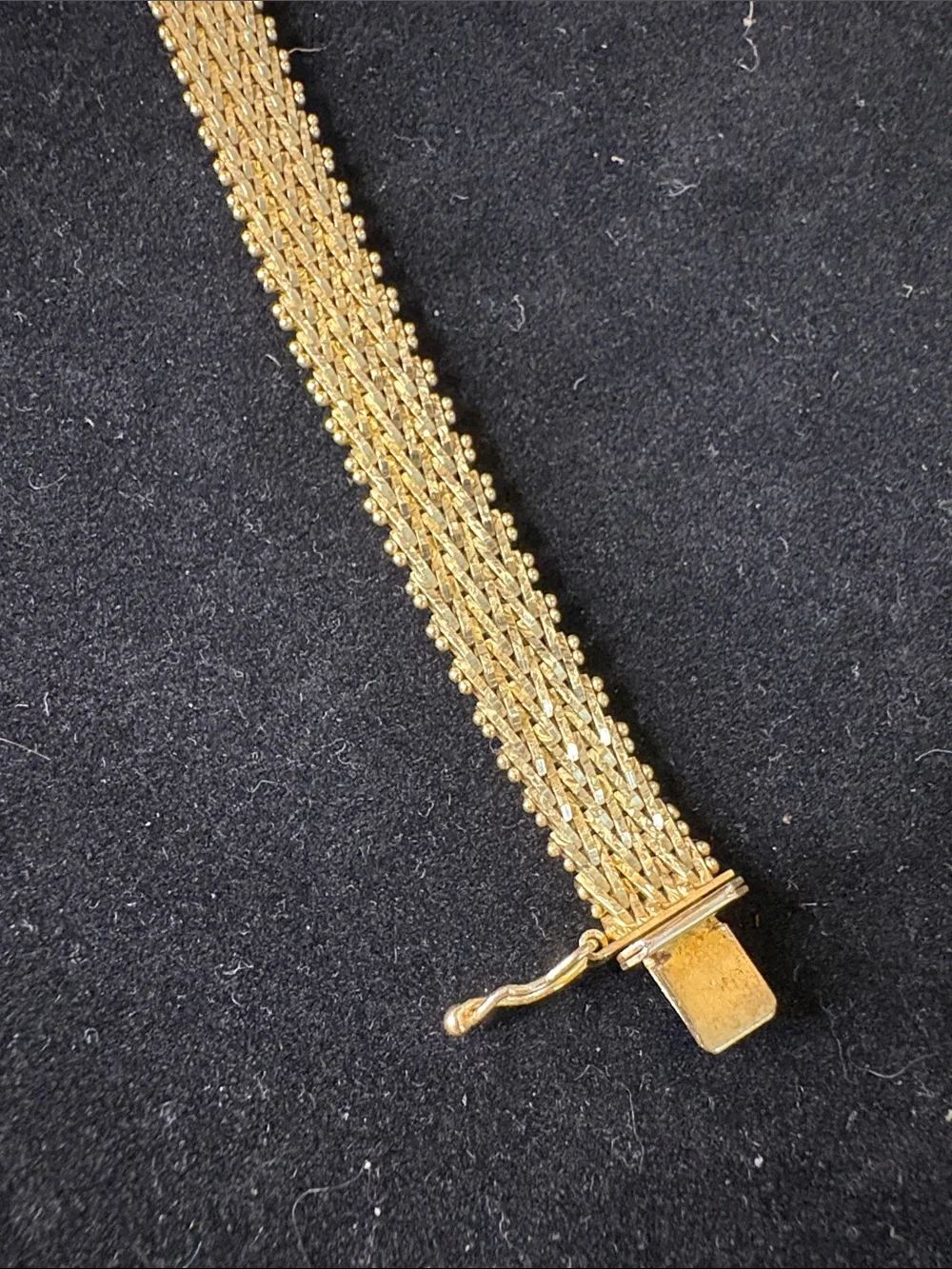 925 Italy  Woven Multi-Row Bracelet